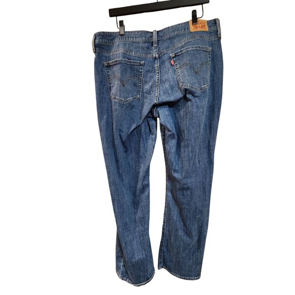 Levis 415 Classic Bootcut Jeans Womens 18W Mid-Rise Blue Denim - Picture 2 of 3